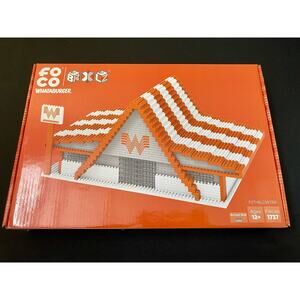 FOCO BRXLZ Whataburger Restaurant, Open Box Sealed Pieces